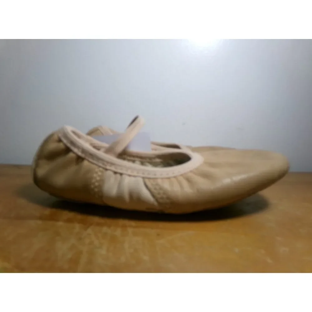 Dance Ballet Shoes Revolution Child 2M Leather Split Sole Stretch
